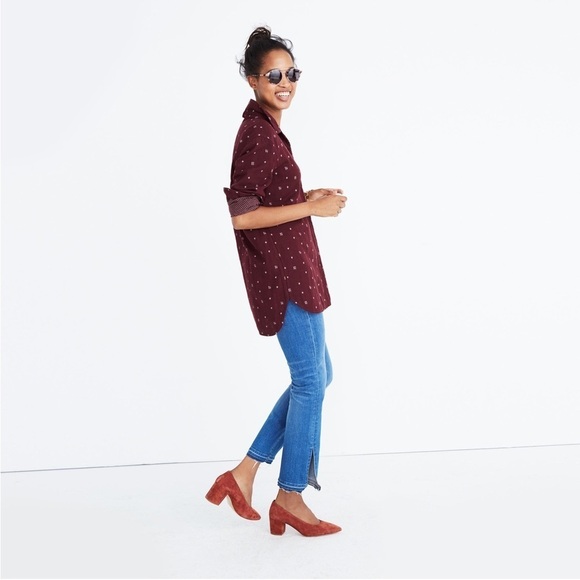 Madewell Classic Ex-Boyfriend Shirt in Ikat Size Xxsmall - Picture 1 of 7